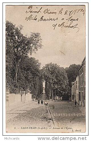 CPA 91 SAINT VRAIN - Avenue De L Epine - Saint Vrain