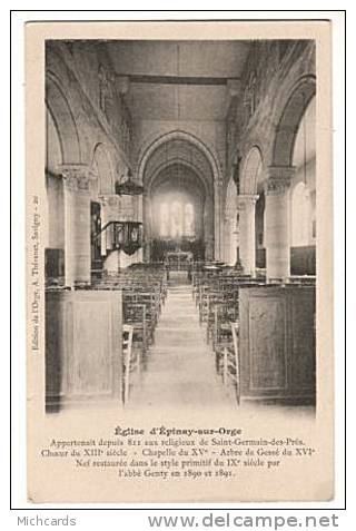 CPA 91 EPINAY SUR ORGE - Eglise D Epinay Sur Orge (Interieur) - Epinay-sur-Orge