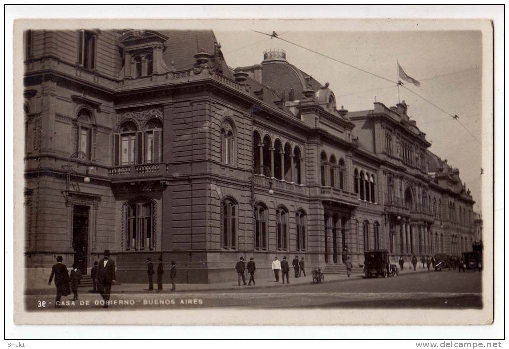 AMERICA ARGENTINA BUENOS AIRES THE GOVERMENT HOUSE Nr. 39 OLD POSTCARD - Argentina