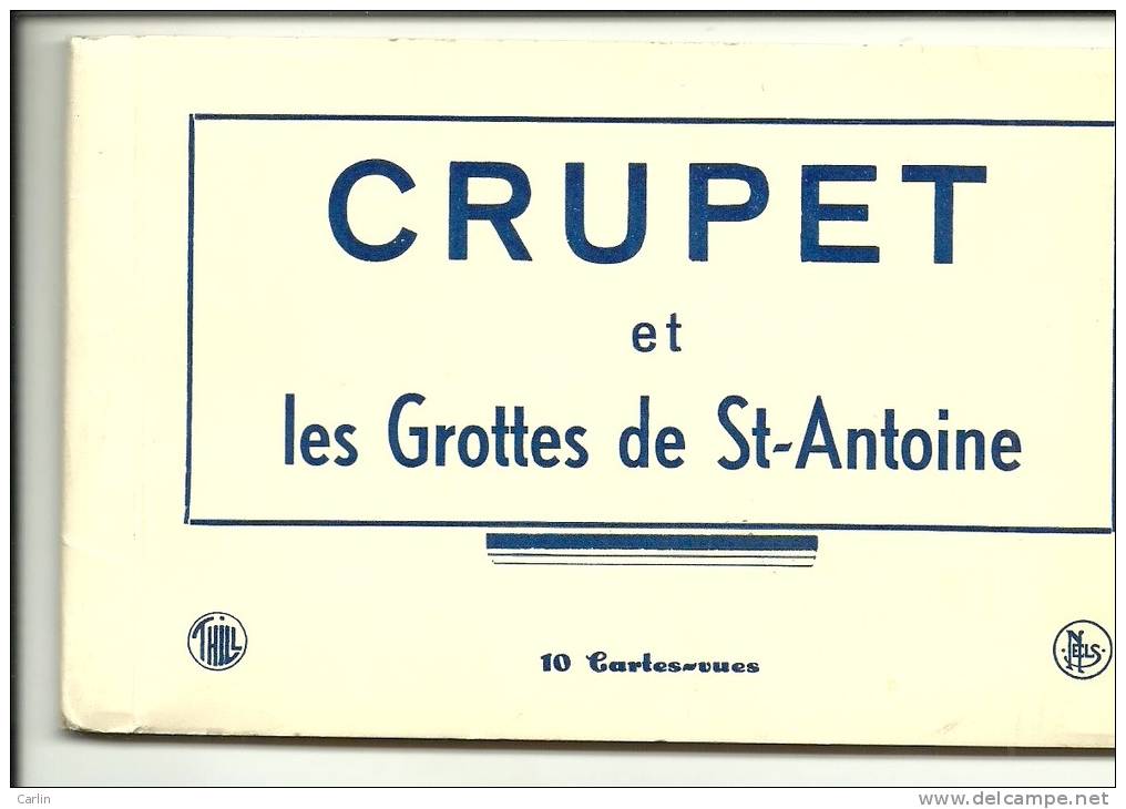 Crupet Grottes Saint Antoine Carnet Complet 10 Vues ( 1 Seule Scannée !!! ) - Assesse