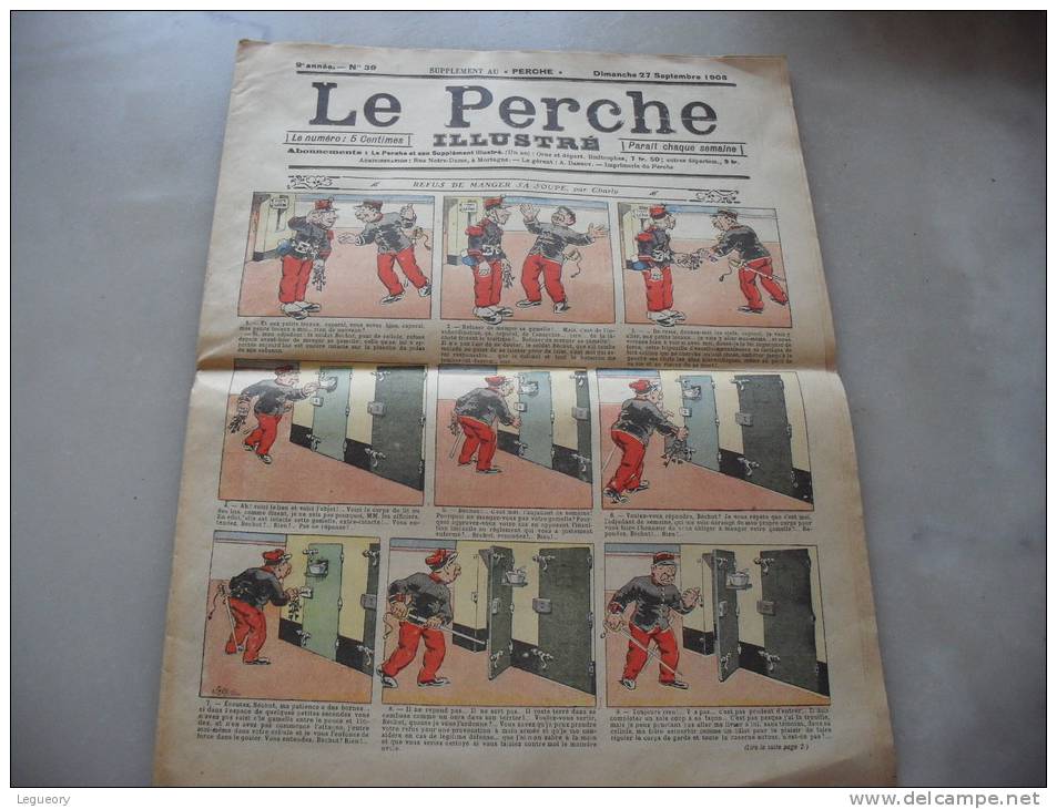 Le Perche Illustré Supplément Au Perche Dimanche 27 Septembre  1908 - Autres & Non Classés