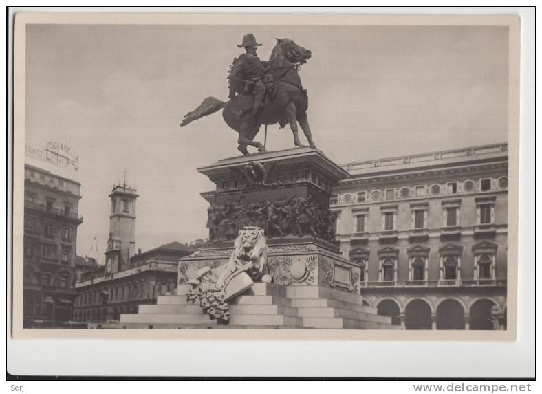 ITALIE MILANO Monument à Victor Emmanuel II  ITALIA ITALY Old PC - Milano (Milan)