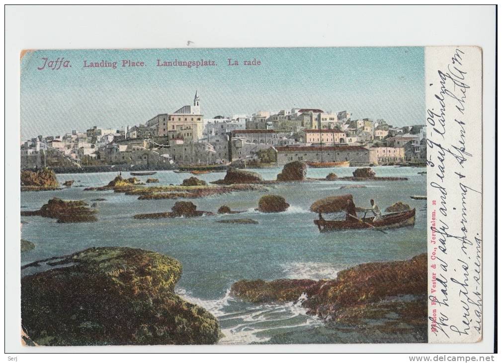 JAFFA - LANDING PLACE  Landungsplatz  La Rade 1909 Israel - Israele