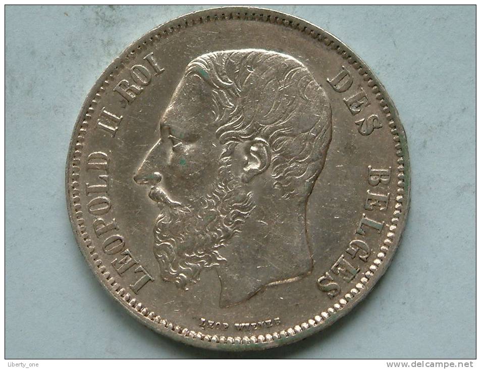 1865 FR - 5 FRANCS ( XF ) KM 24 ( Morin 152 - For Grade / Please See Photo ) ! - 5 Francs