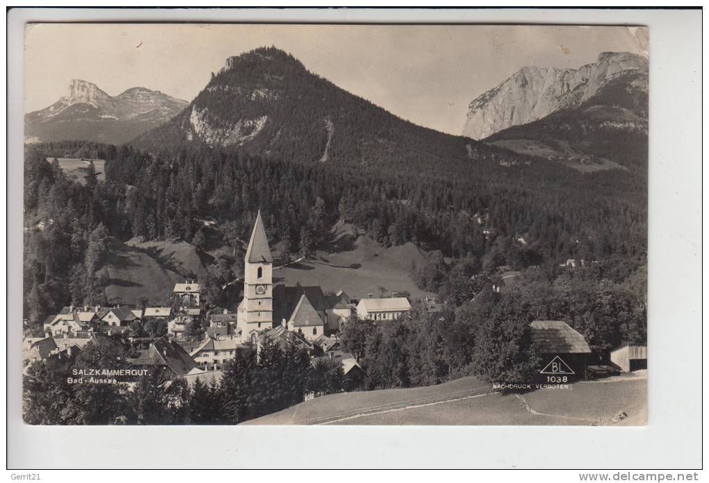 A 8990 BAD AUSSEE, 1930 Kl.Eckknick - Ausserland