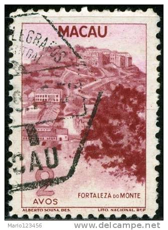 MACAO, COLONIA PORTOGHESE, PORTUGUESE COLONY, DO MONTE, 1948,  USATO, Scott 325, Afi 328 - Oblitérés