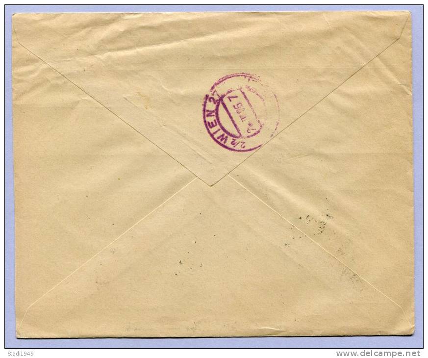 Brief POLEN WARSCHAU To VIENNA 1906  (555) - Covers & Documents