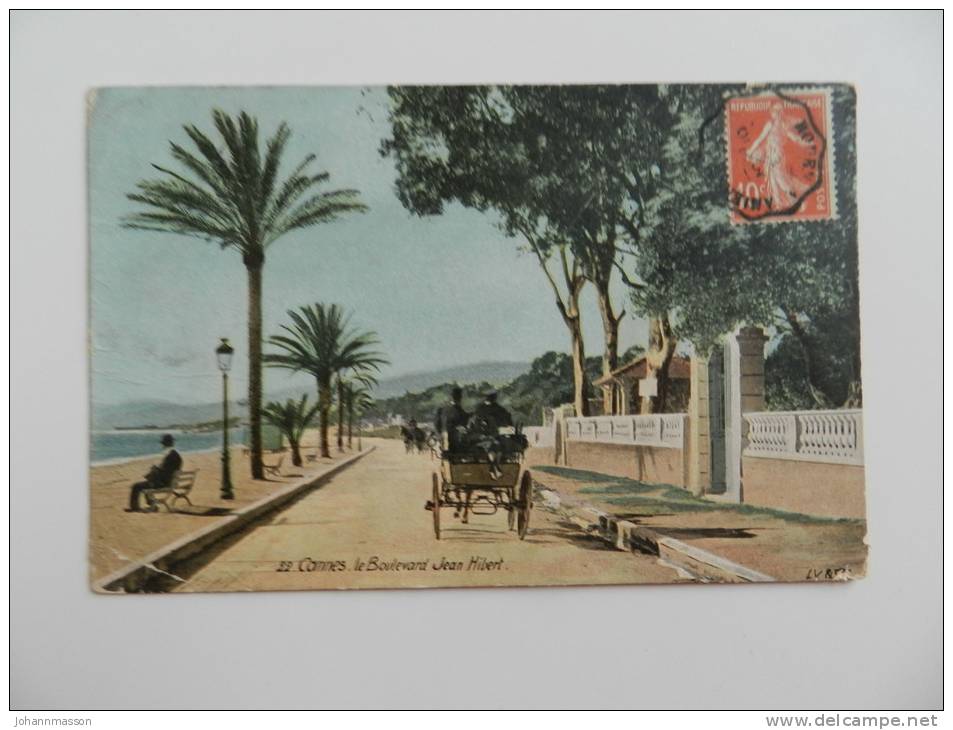 Cp   Cannes -  Le  Boulevard  Jean Hibert   . - Cannes