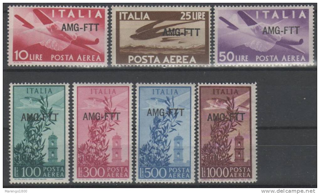 Amg-Ftt 1949-52 - Democratica E Campidoglio P.a. **    (g3981) - Poste Aérienne