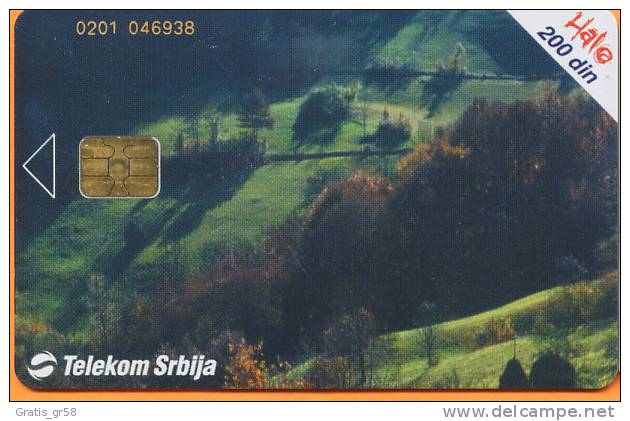 Yugoslavia - Povlen Mountain, 100.000ex, 11/01, Used - Jugoslawien