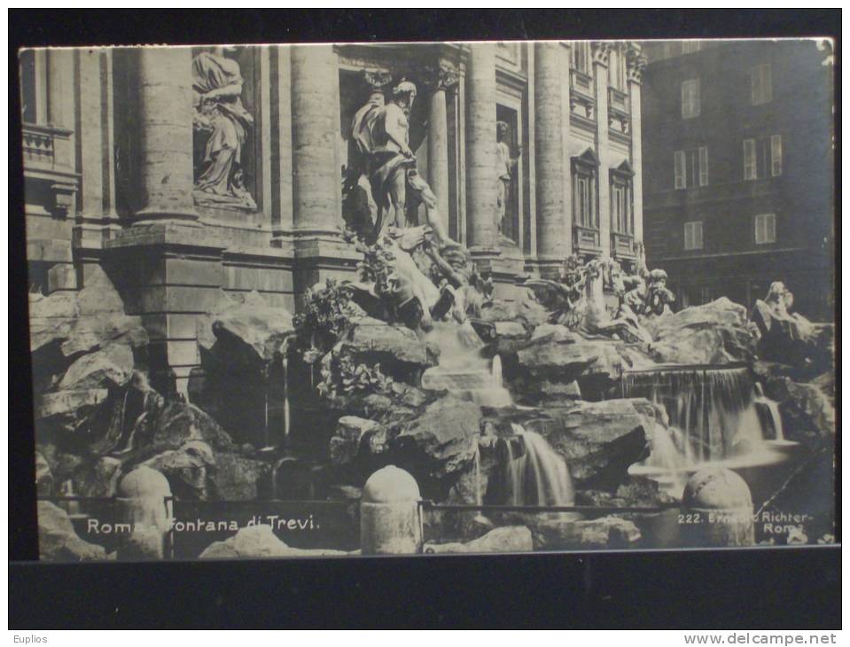 ROMA Fontana Di Trevi - Viaggiata Nel 1923 Formato Piccolo - Fontana Di Trevi