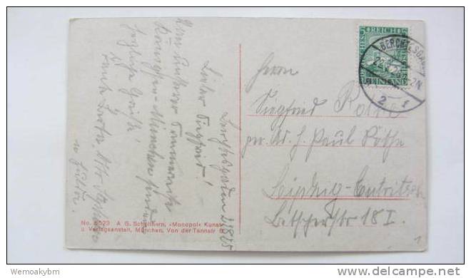 AK München Sendlinger Torplatz Vom  22.3.23 Stempel: Berchtesgaden - München