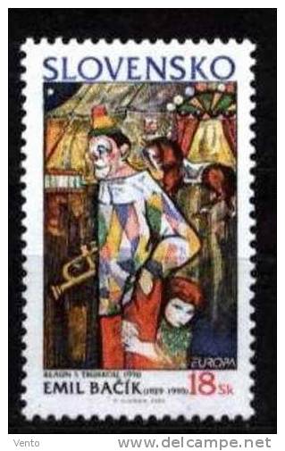 Slovakia 2002 Mi 424 ** Circus - Ungebraucht