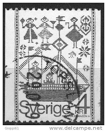 1979 Svezia Arazzo Della Provincia Di Scania - Oblitérés