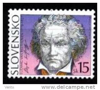 Slovakia 2003 Mi 451 ** Beethoven - Neufs