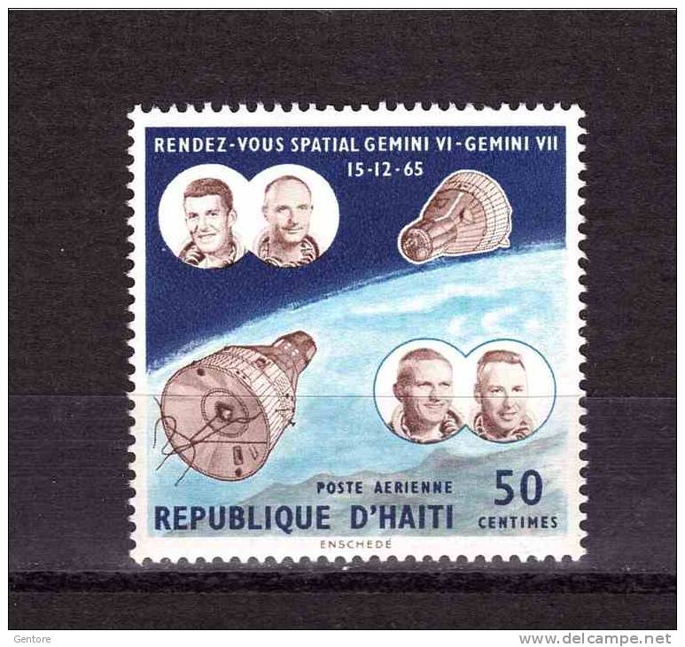 1966 HAITI  Space Rendez Vous  Yvert Cat.  N° Air 555 Perfect MNH ** - Amérique Du Sud