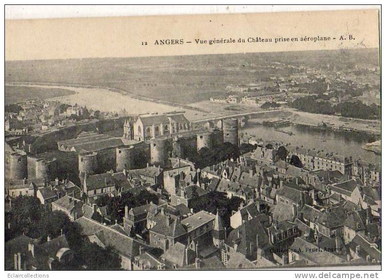 Angers  49      Bords De Maine   Vue Prise Du Château - Angers