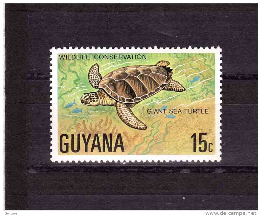 1978 GUYANA  Turtles Yvert Cat.  N° 512 Perfect MNH ** - Turtles