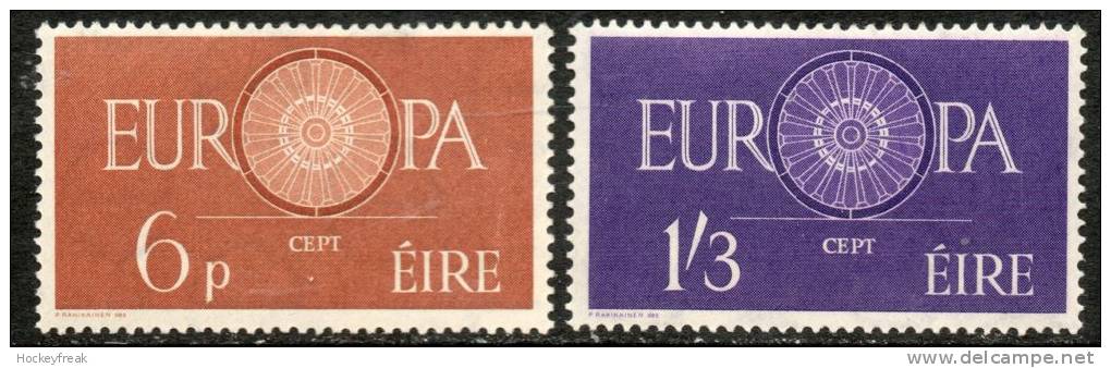 Ireland 1960 - Europa SG182-183 MNH Cat £32 SG2012 - Key Set - Seldom Offered - Altri & Non Classificati