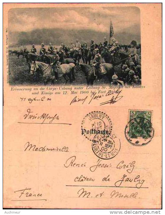 Cavalerie 27 - Sr Majestit Des Kaisers Und Königs Am Le 12 Mai 1900 Bei Fort Häseler - Manoeuvres