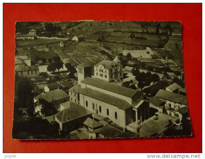 EN AVION AU DESSUS DE...-4-LA PACAUDIERE-LOIRE-L'EGLISE ED LAPIE - La Pacaudiere