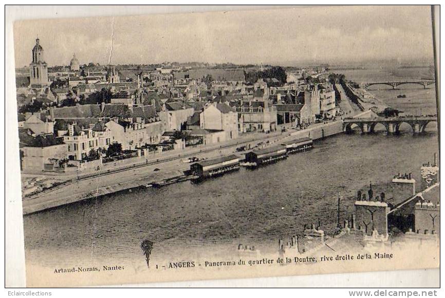 Angers  49    Vue Sur La Doutre - Angers