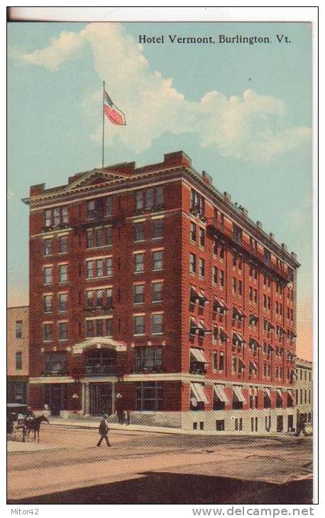 35-U.S.A.-Stati Uniti-États-Unis-Vermont-Burlington-Tema:Bandiere- Drapeaux-Flags-1900? - Burlington