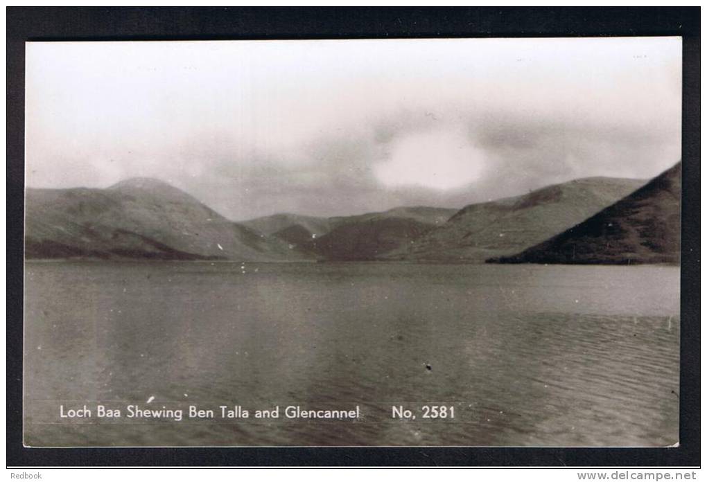 RB 907 - Real Photo Postcard - Loch Baa Shewing Ben Talla And Glencannel - Perthshire Scotland - Perthshire