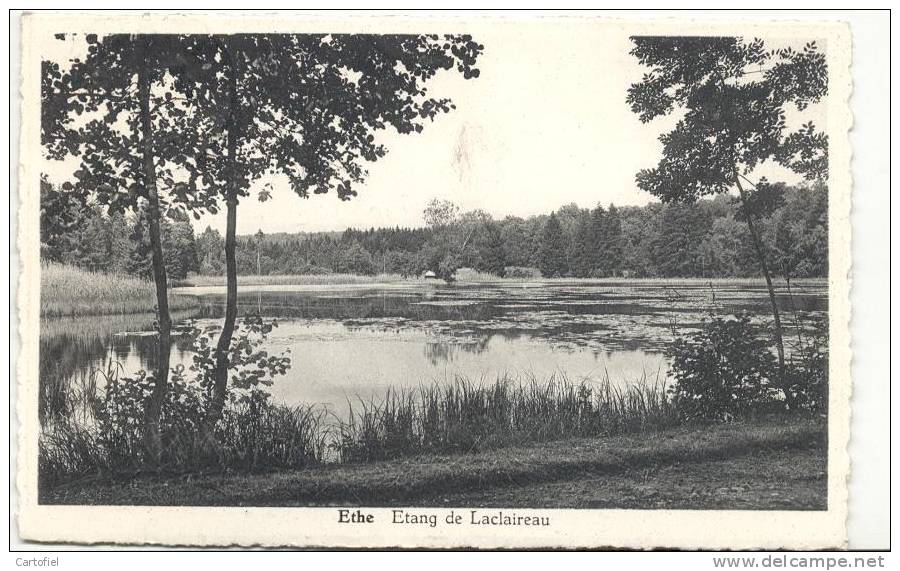 ETHE-ETANG DE LACLAIREAU-CARTE ENVOYEE 1952-EDIT. MAISON WILLAIME-LEBEE - Virton