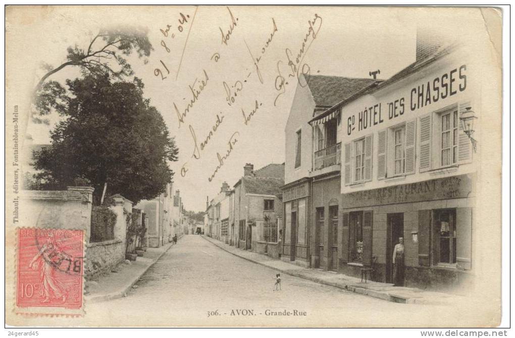 CPA PIONNIERE AVON (Seine Et Marne) - Grande Rue - Avon