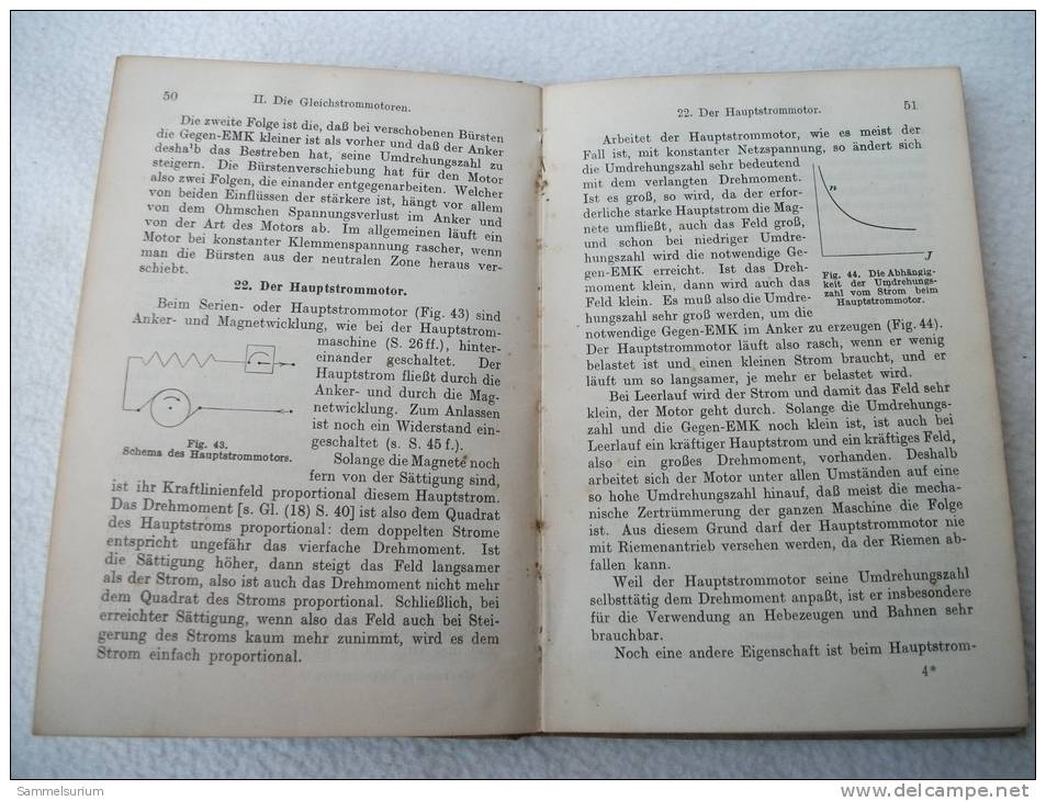 "Elektrotechnik" Einführung In Die Starkstromtechnik Prof. J. Hermann (Sammlung Göschen) 1912 - Technical