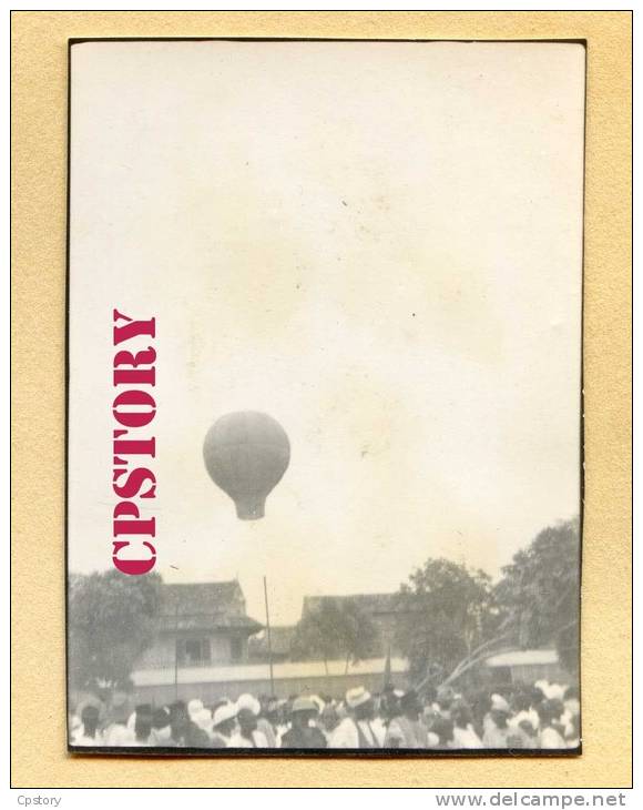 BALLON - Envol Du Ballon Aux Fetes 14 Juillet 1938 à Kayès Au Mali - Montgolfière - Voir La Description - Montgolfières