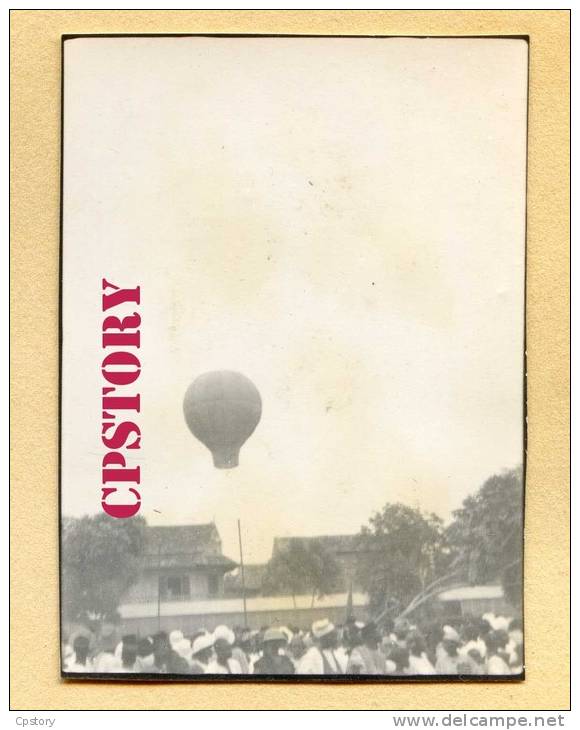 BALLON - Envol Du Ballon Aux Fetes 14 Juillet 1938 à Kayès Au Mali - Montgolfière - Voir La Description - Fesselballons