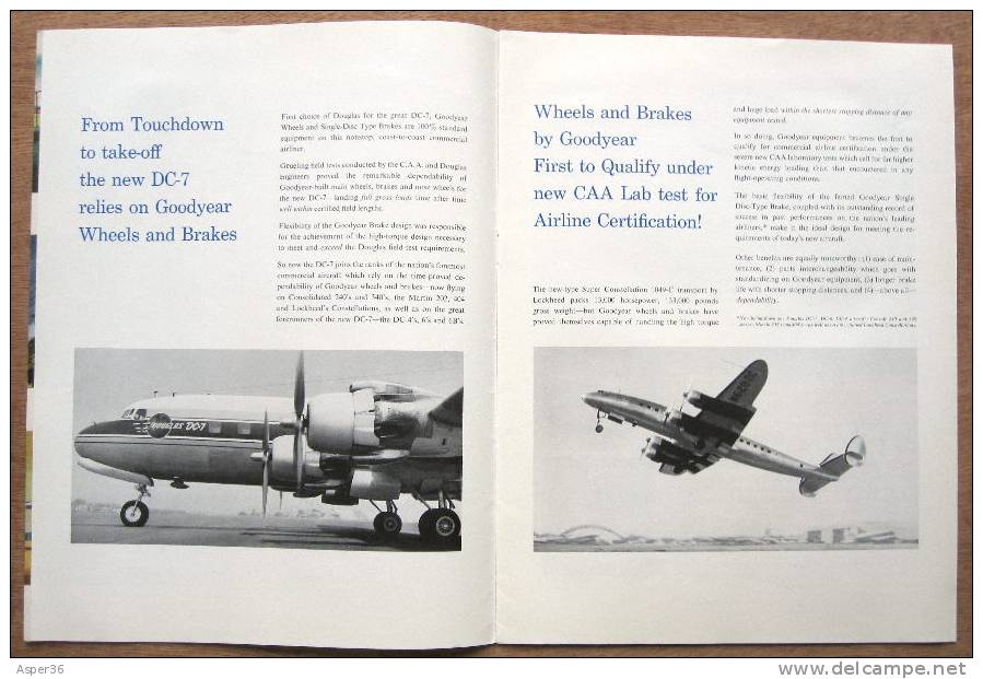 "Aviation Products" By Good Year 1955 - Collezioni