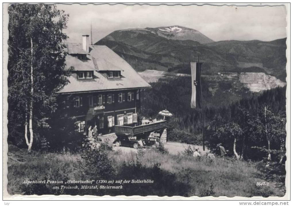 Alpenhotel HUBERTUSHOF Auf Der Sollerhöhe, Troiseck, Kindberg,  Mürztal, Steiermark (Marken: österr. Trachten) - Kindberg