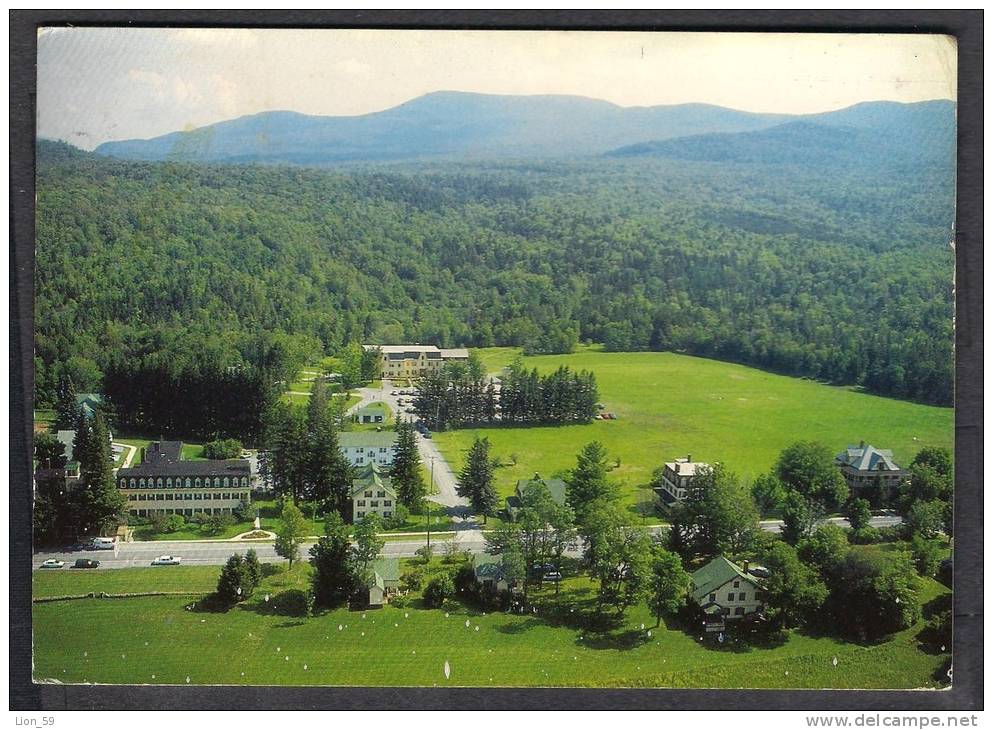 130051 /  MIDDLEBURY COLLEGE , VERMONT - AERIAL VIEW + 1997 STAMP PIONER PILOT JACQUELINE COCHRAN United States USA - Covers & Documents