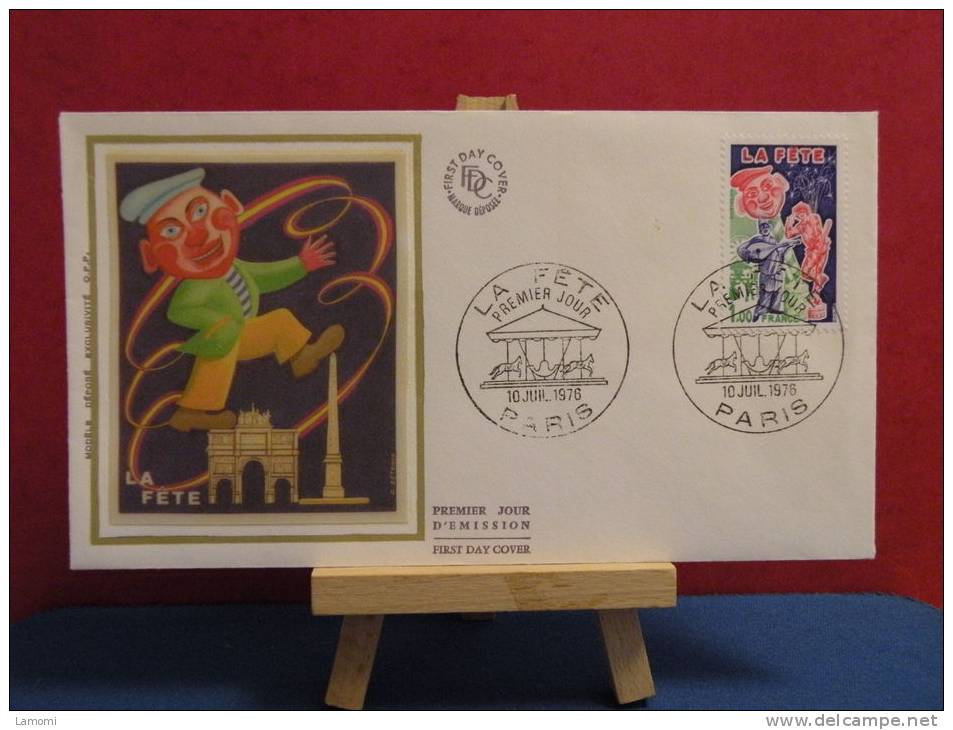 FDC - La Fête - Paris - 10.7.1976 Coté 1,50 € (2013 Y&T) - 1970-1979