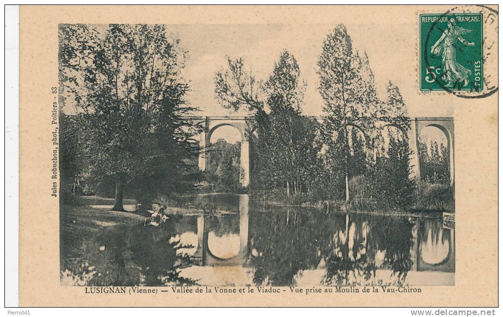 LUSIGNAN - Vue Prise Au Moulin De La Vau-Chiron - Lusignan