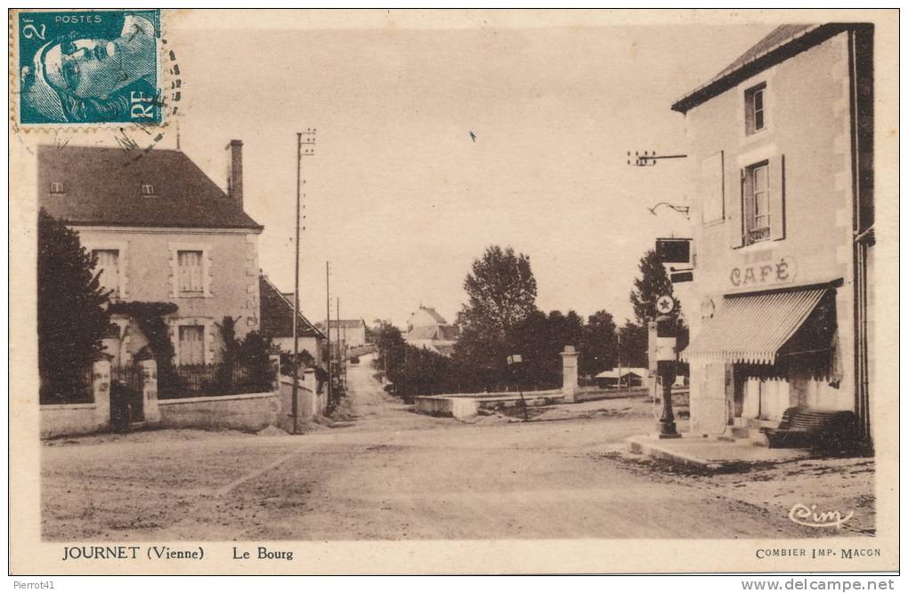 JOURNET - Le Bourg (Café Avec Pompe à Essence ) - Altri & Non Classificati