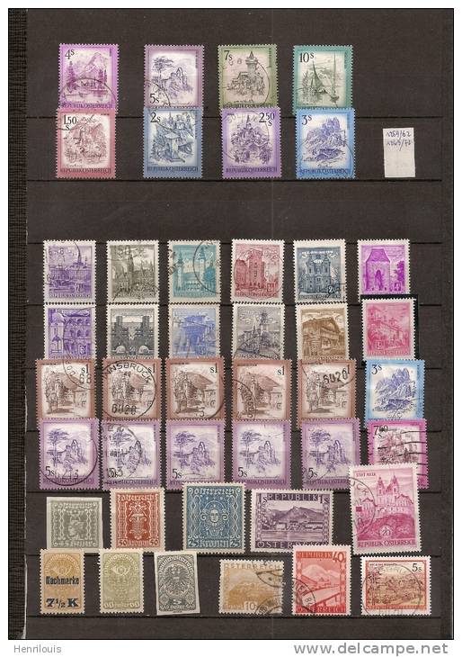 AUTRICHE Lot De Timbres Oblitérés  (ref 325 ) - Collections
