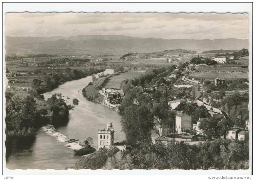 34 - Béziers         Vue Générale Sur L'Orb Et La Campagne Environnante - Beziers