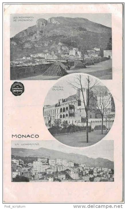 Monaco Remparts Palais Ducal  Condamine - Coll Chocolat Menier - Multi-vues, Vues Panoramiques