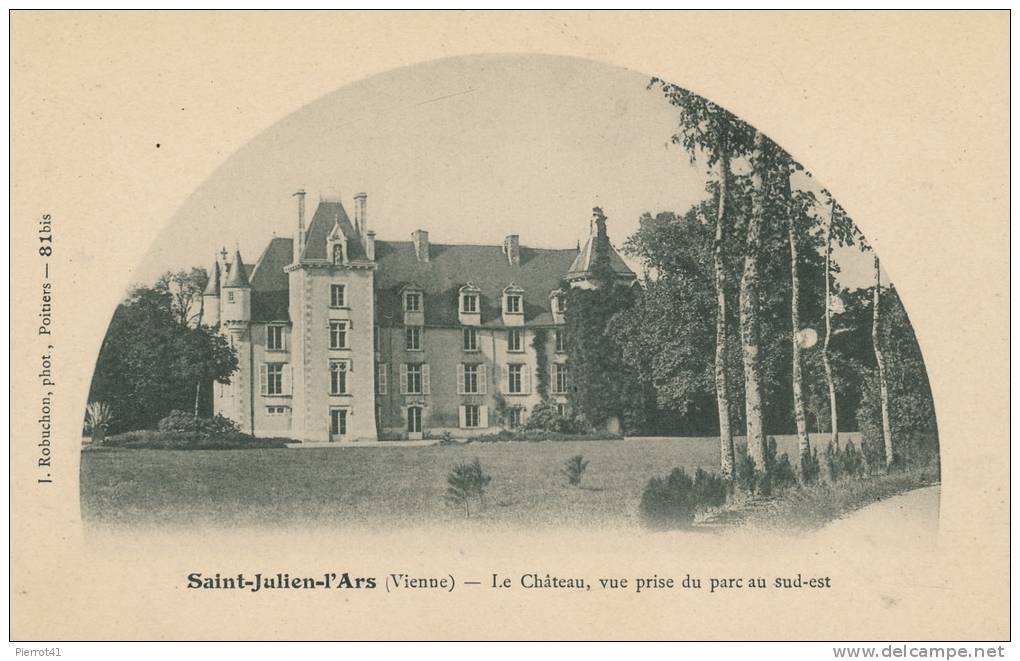 SAINT JULIEN L'ARS - Le Château, Vue Prise Du Parc - Saint Julien L'Ars