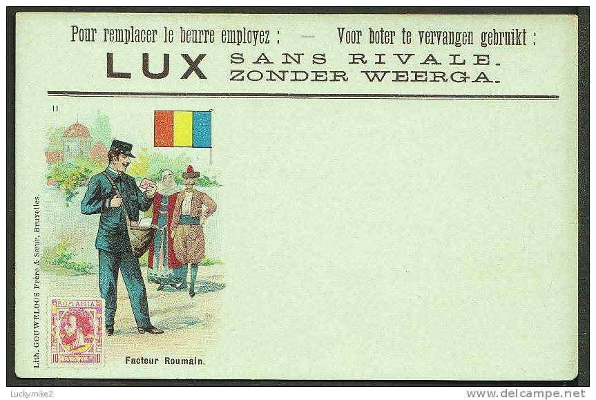 "Facteur Roumain",  A Postman Of The World (number 11)  "Roumania",  C1907. - Postal Services