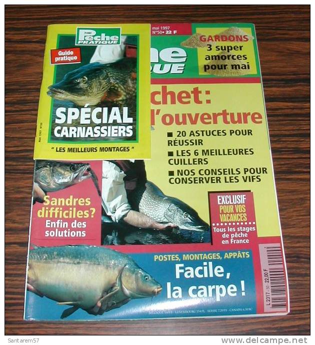 Revue Magasine MAGAZINE Pêche Pratique N° 50 - Mai 1997 Guide Pratique Spécial Carnassiers - Jagen En Vissen