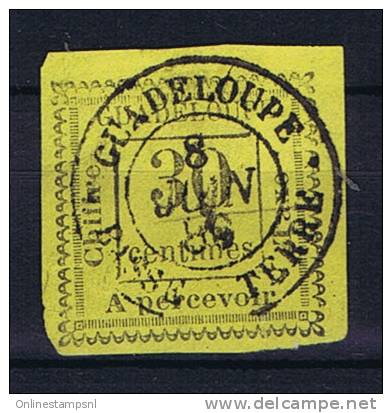 Guadeloupe YV Timbre Tax Nr 10  Used Obl - Portomarken