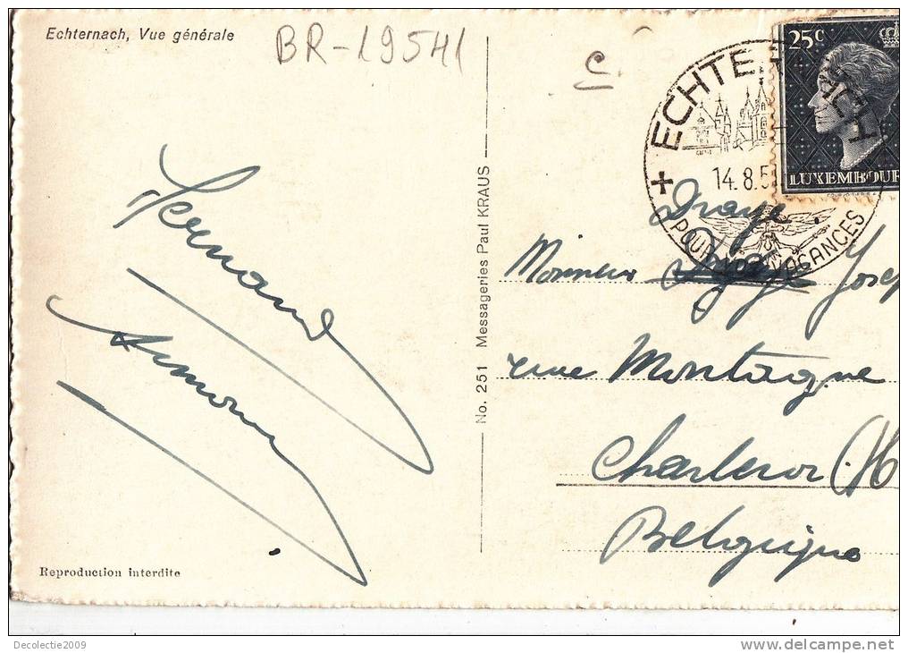 BR19541 Echternach Vue Generale    2  Scans - Echternach