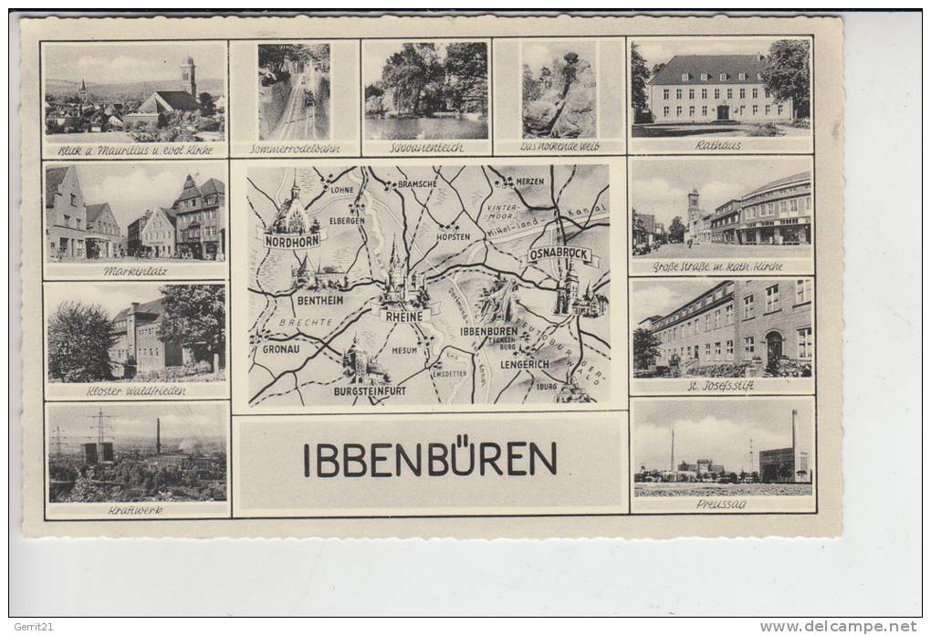 4530 IBBENBÜREN, Mehrbildkarte - Ibbenbueren