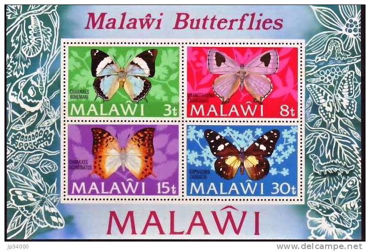 MALAWI Papillons  (Yvert BF 30) DENTELE Neuf Sans Charniere. ** MNH - Papillons