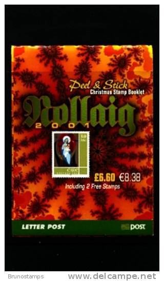 IRELAND/EIRE - 2001  CHRISTMAS  BOOKLET   FINE  USED  FDI CANCEL - Altri & Non Classificati